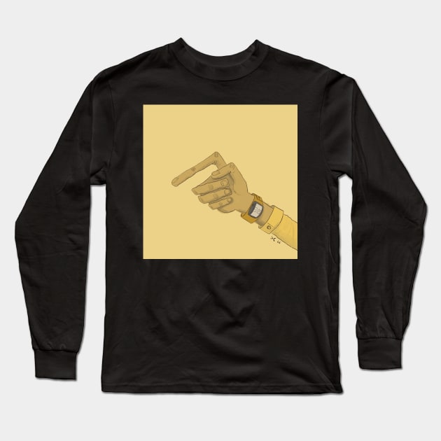 Pointing Long Sleeve T-Shirt by Bad Opera